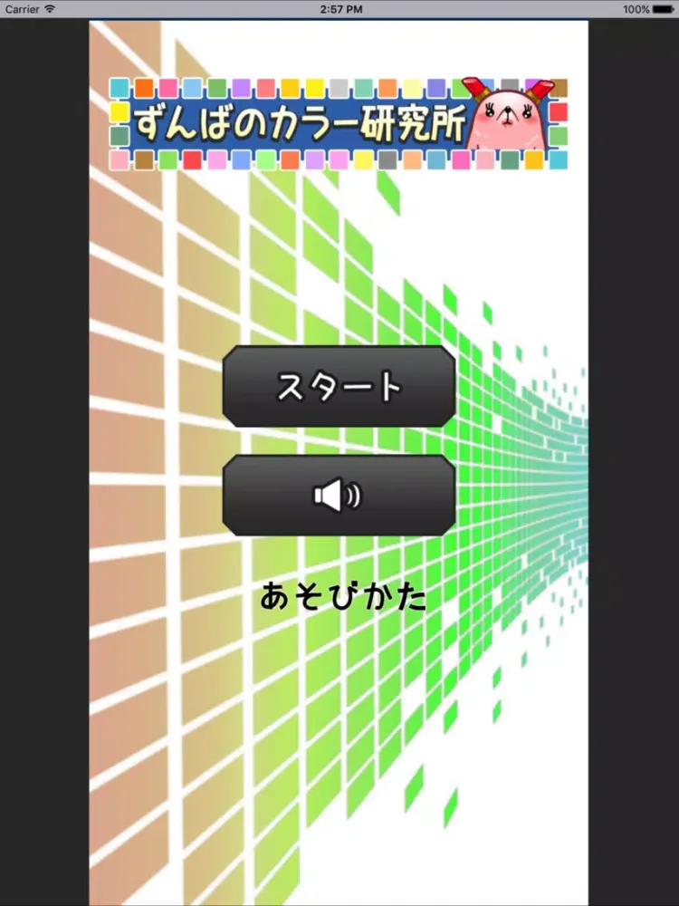 Color depth selection iPad  Screenshots