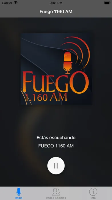 Captures d'écran de Fuego 1160 AM