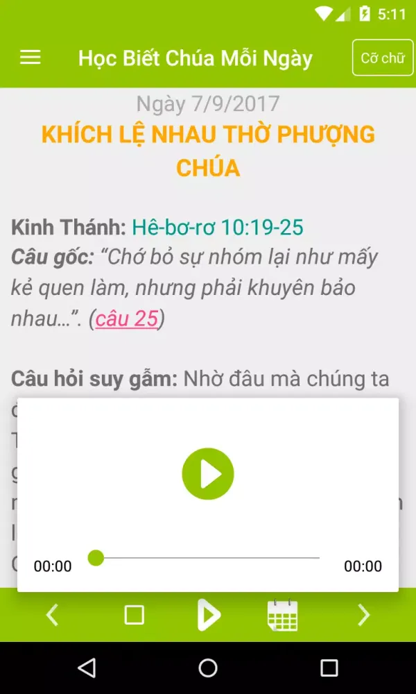 Bài Học Kinh Thánh Hằng Ngày應用截圖