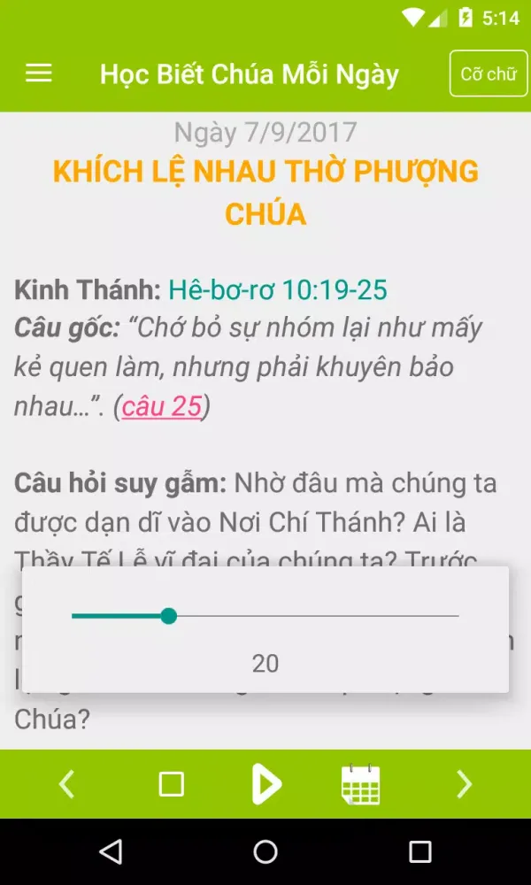 Bài Học Kinh Thánh Hằng Ngày應用截圖