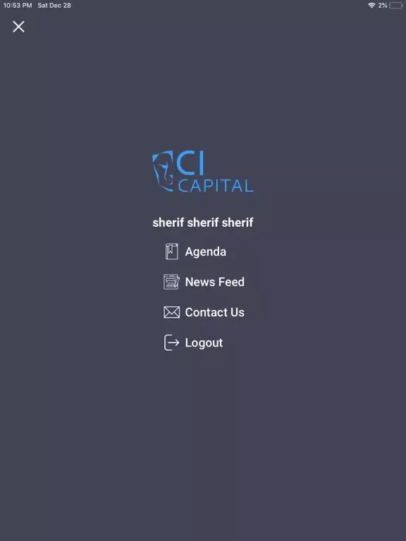 CICapital MENA Investor Confe. iPad  スクリーンショット