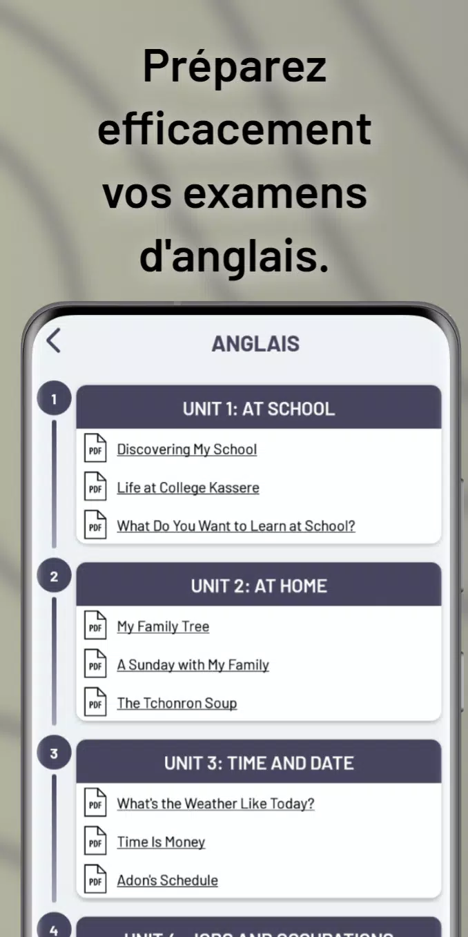 Cours de 5ème Année Collège CI Screenshots