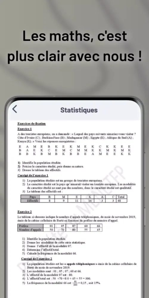 Cours de 5ème Année Collège CI應用截圖
