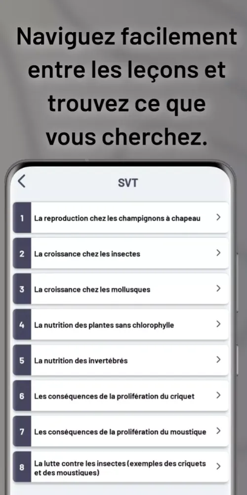 Cours de 5ème Année Collège CI應用截圖