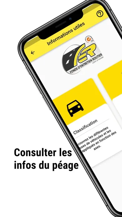 Captures d'écran de FER Péage