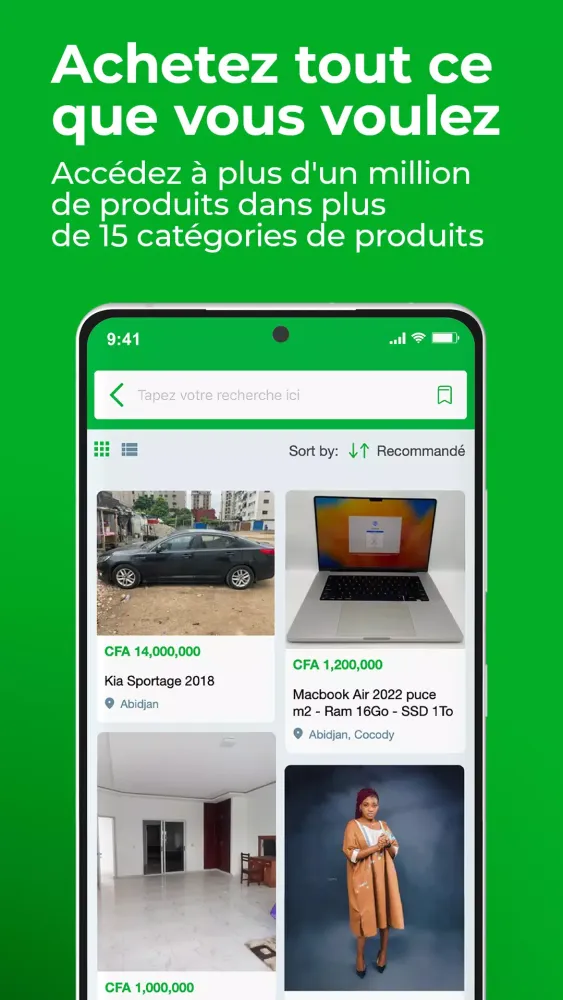 Jiji Côte d’Ivoire:Achat&Vente Screenshots