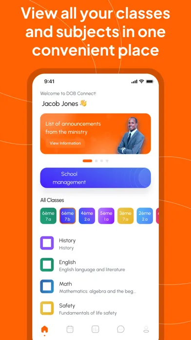 Tangkapan layar DOB Connect