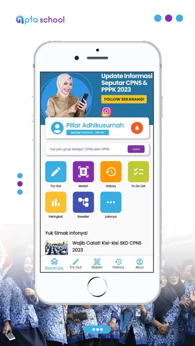 Ảnh chụp màn hình của Bimbel BUMN - Apta School