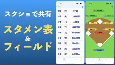 Скриншоты 野球スタメン作成アプリ