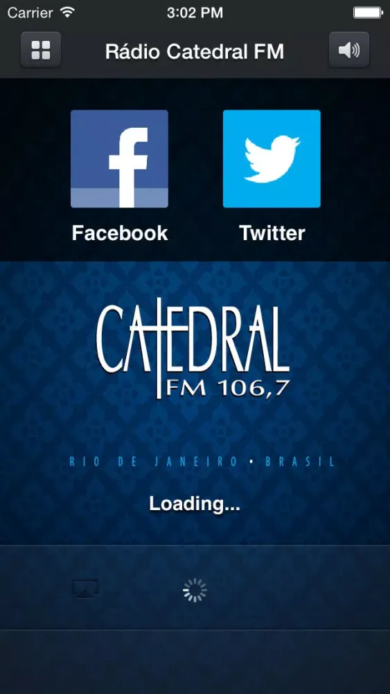 Ảnh chụp màn hình của Rádio Catedral FM
