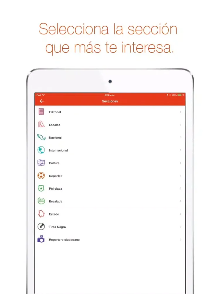 El tintero noticias iPad  Ekran Görüntüleri