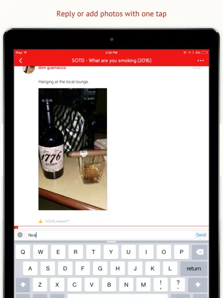 Cigars, Whiskey, Beer, IHT iPad  스크린샷