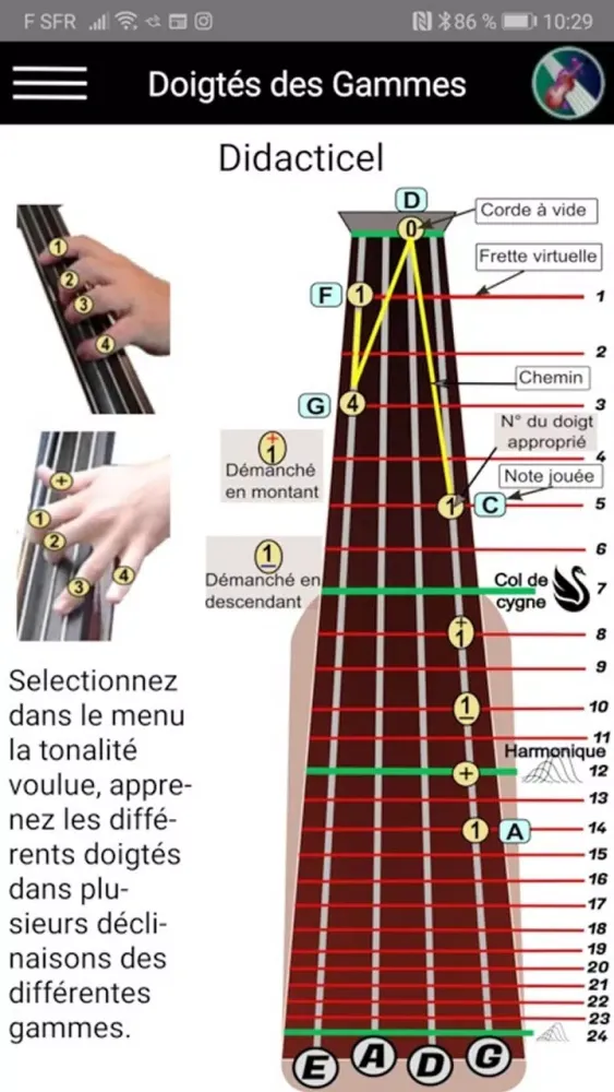 Contrebasse Pro سکرین شاٹس