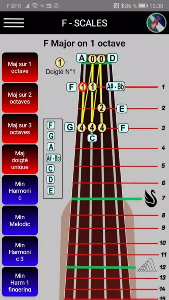 Contrebasse Pro سکرین شاٹس