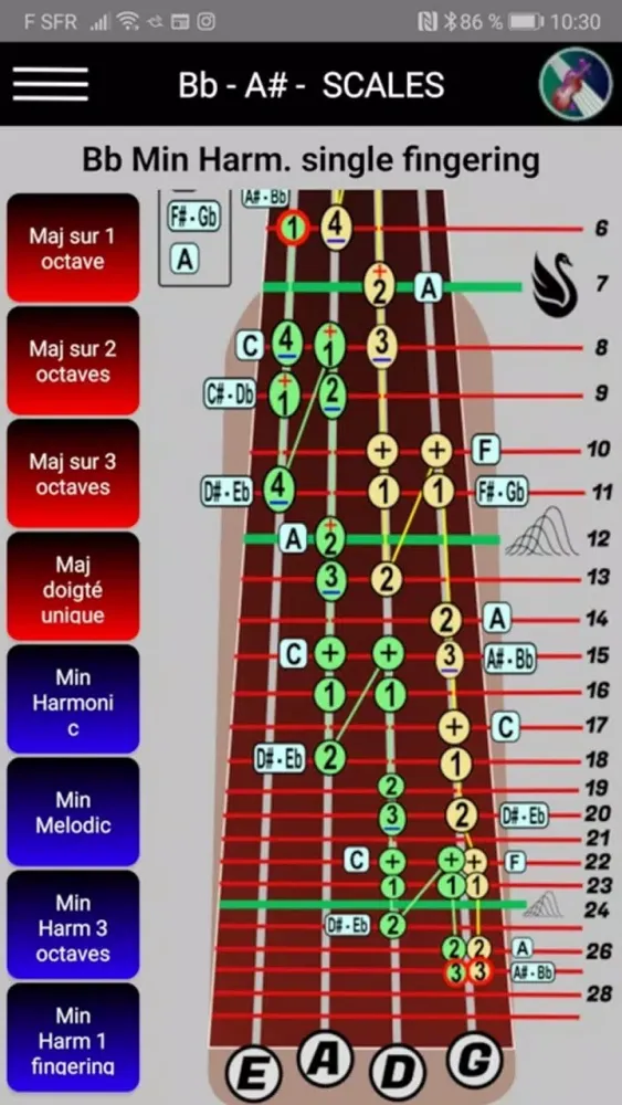 Contrebasse Pro سکرین شاٹس