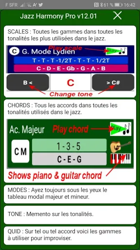 Screenshot di Jazz Harmony Pro