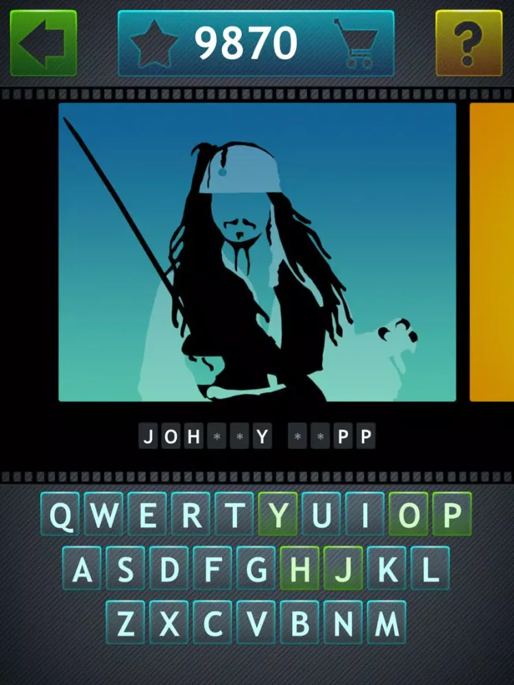 Tangkapan skrin Cinemarama - guess the movie iPad 