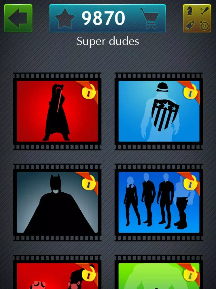 Tangkapan skrin Cinemarama - guess the movie iPad 