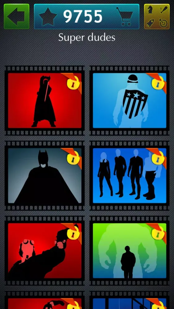 Tangkapan skrin Cinemarama - guess the movie