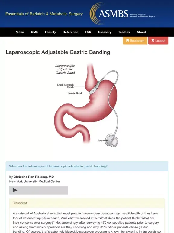 ภาพหน้าจอของ Essentials of Bariatric & Metabolic Surgery iPad 