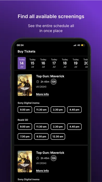 Dakota Cinema US スクリーンショット