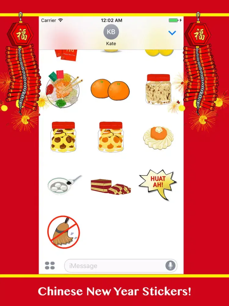 Chinese New Year 2017 Stickers iPad  Screenshots