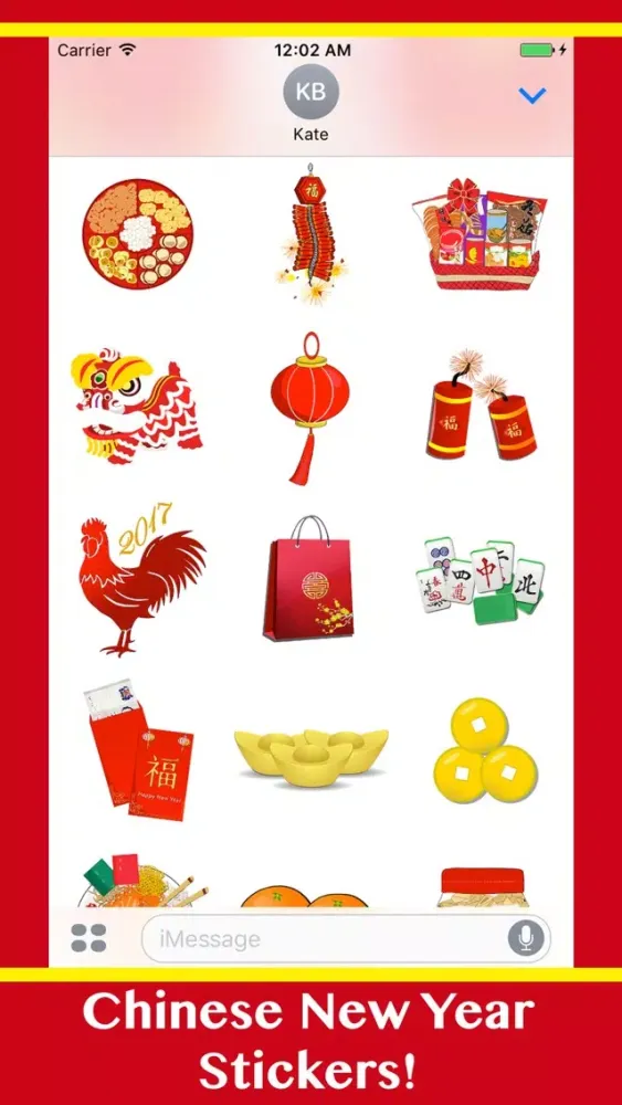 Chinese New Year 2017 Stickers Screenshots