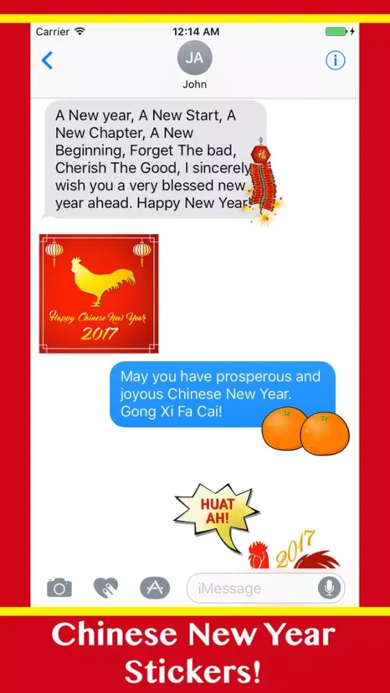 Chinese New Year 2017 Stickers Screenshots