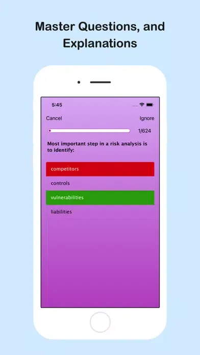 Screenshot di CISA Self-Paced