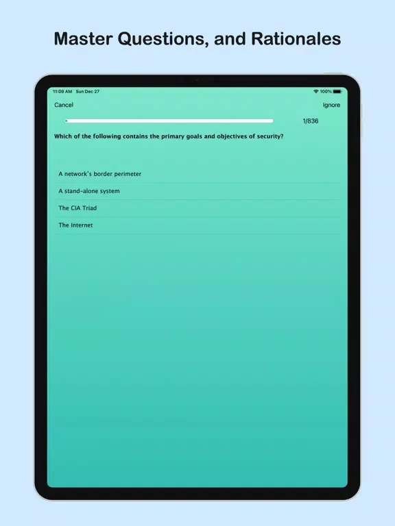 CISSP Self-Paced iPad  স্ক্রিনশট