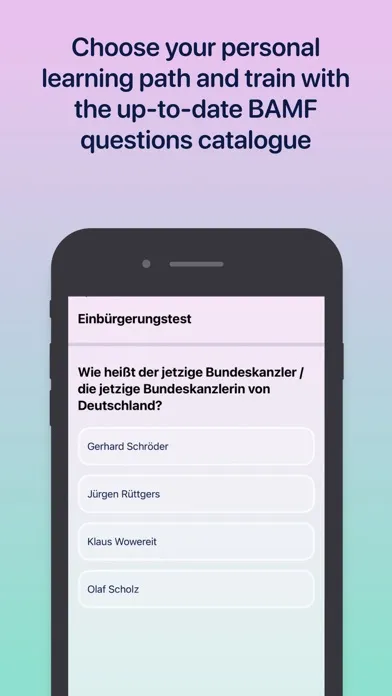 ภาพหน้าจอของ Einbürgerungstest Pro 2024