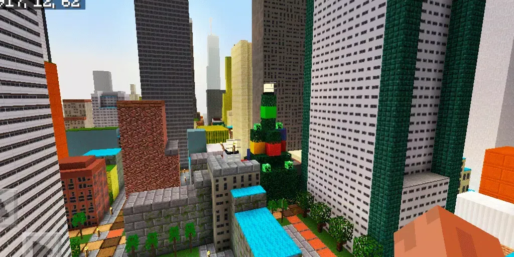 Brookfield City: Lego Edition. Map for MCPE Screenshots