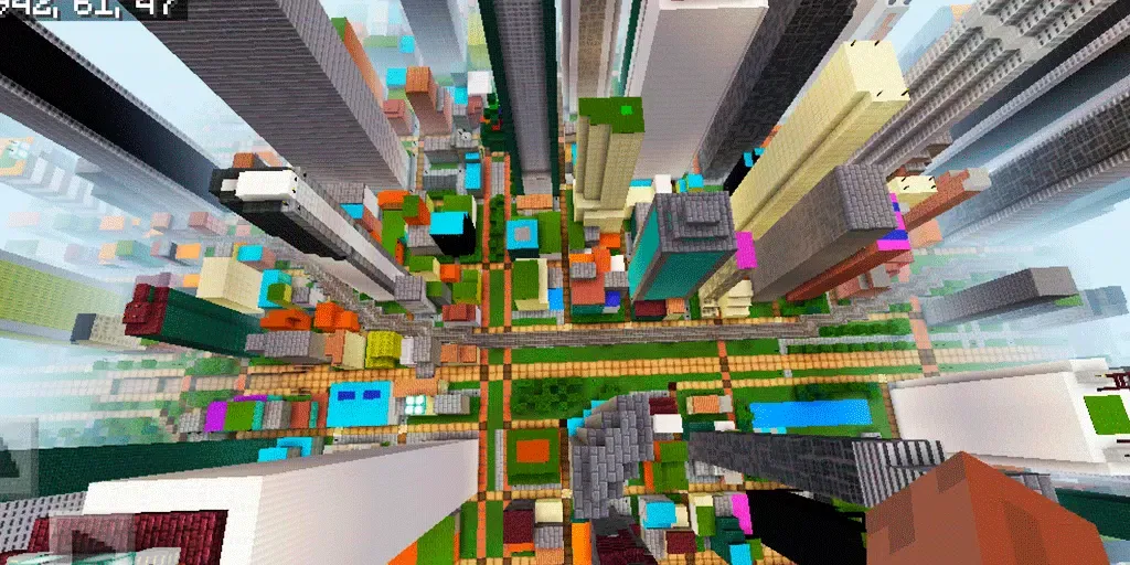 Brookfield City: Lego Edition. Map for MCPE Screenshots