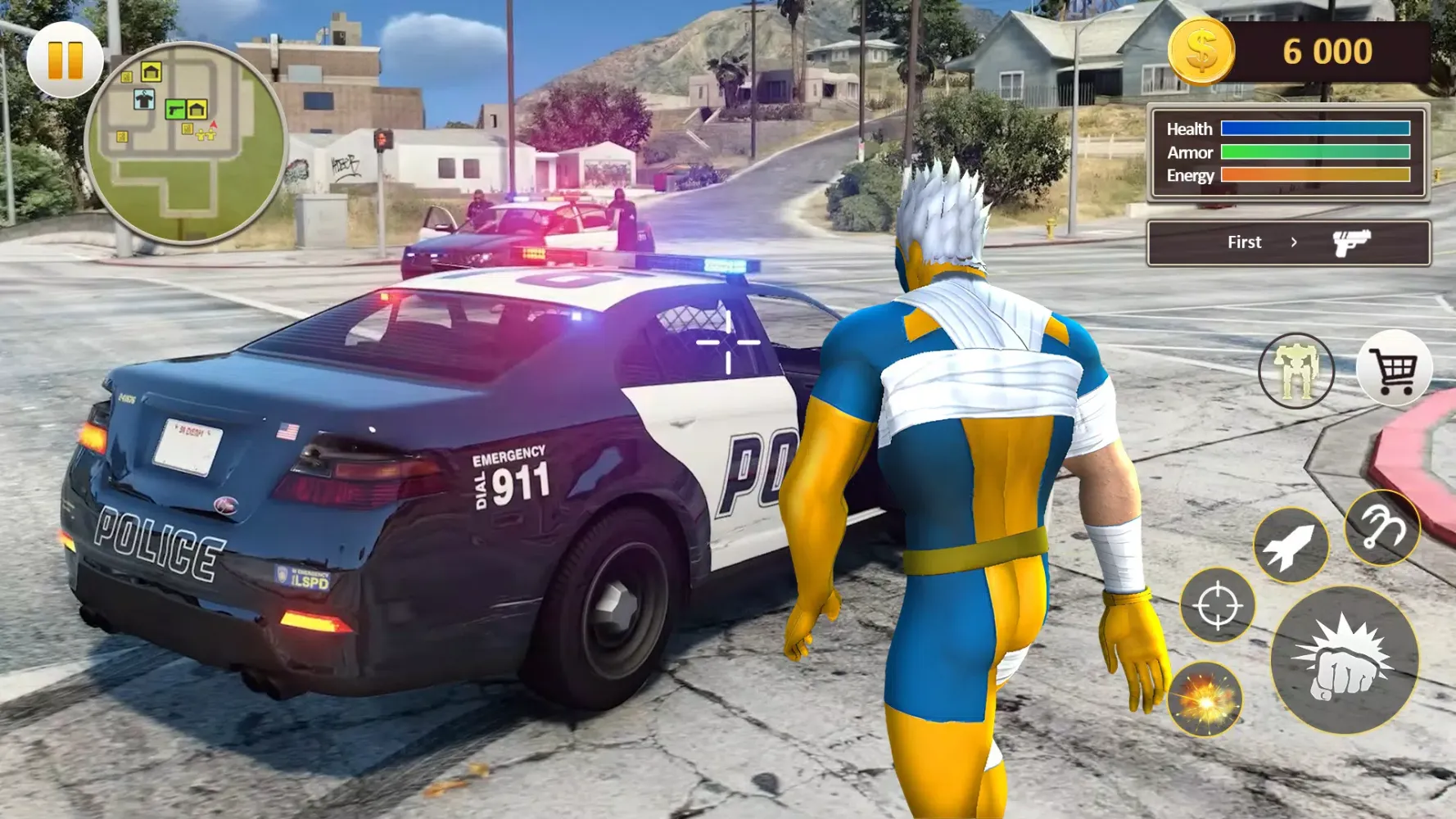 Capturas de pantalla de Super Rope Hero: City Wars