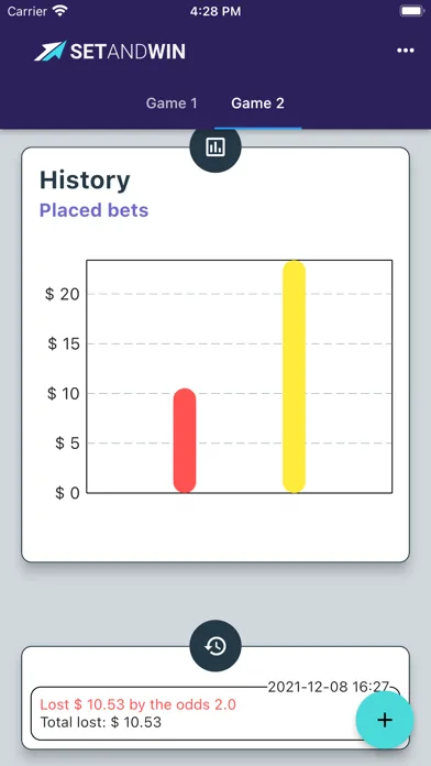 SetAndWin. Bets calculator Screenshots