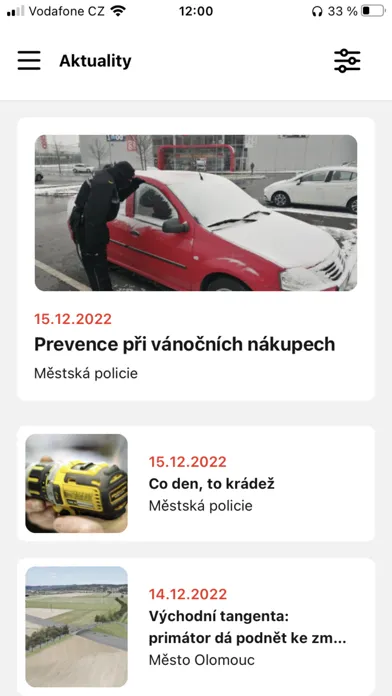 Moje Olomouc应用截图