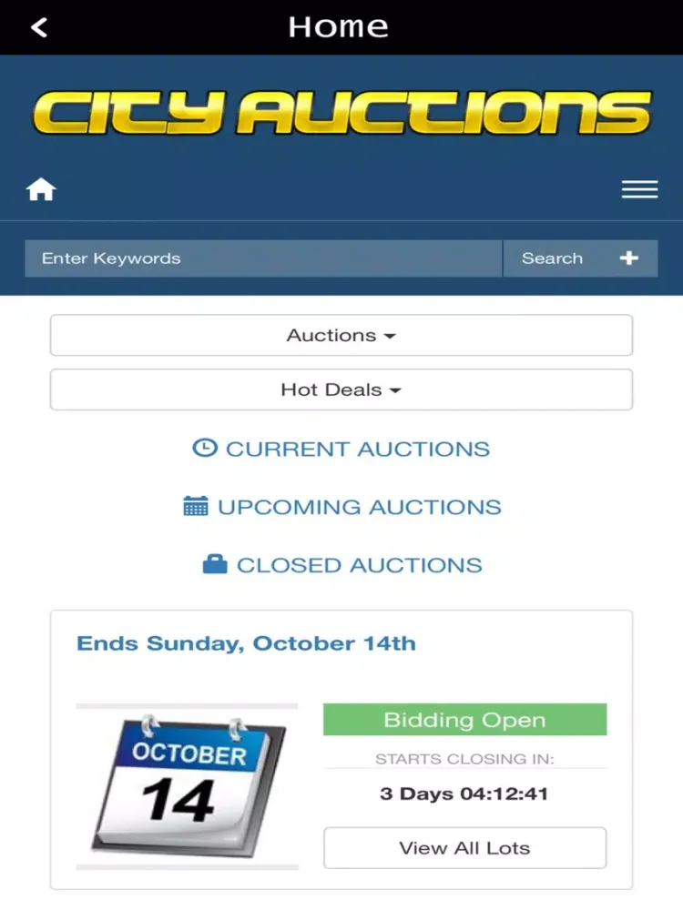 Capturas de pantalla de City Auctions iPad 
