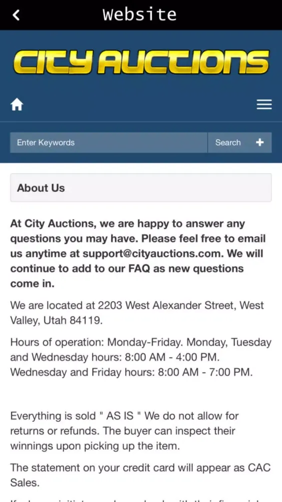 Capturas de pantalla de City Auctions