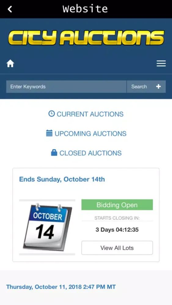 Capturas de pantalla de City Auctions