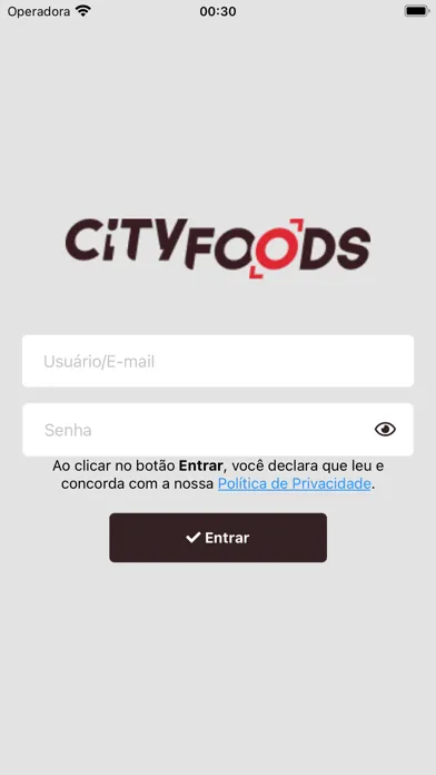 CityFoods Entregas Screenshots