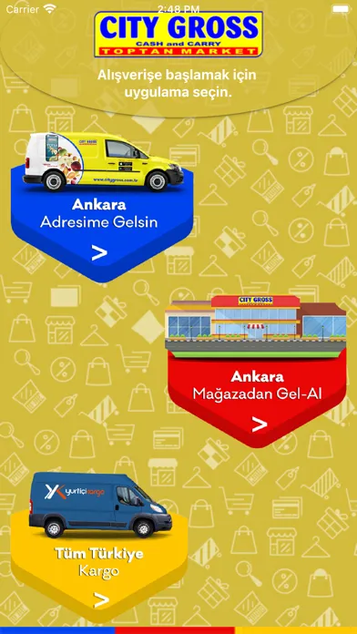 Tangkapan layar Citygross Online