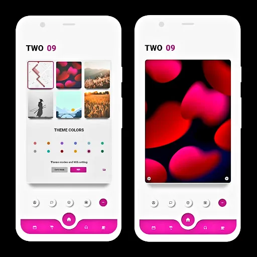 Tangkapan skrin City Illustration KLWP theme