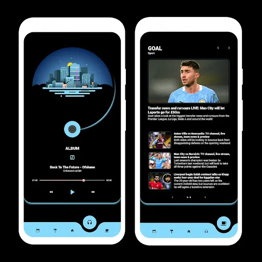 Tangkapan skrin City Illustration KLWP theme