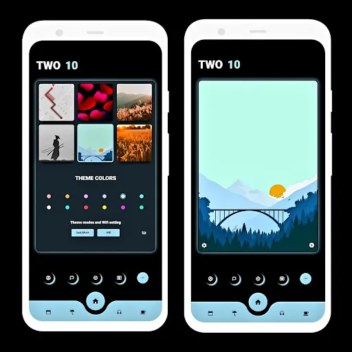 Tangkapan skrin City Illustration KLWP theme