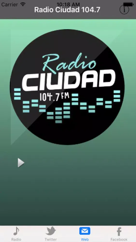 Capturas de pantalla de Radio Ciudad 104.7