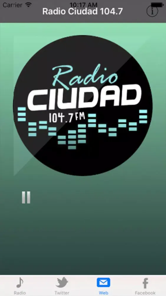 Capturas de pantalla de Radio Ciudad 104.7