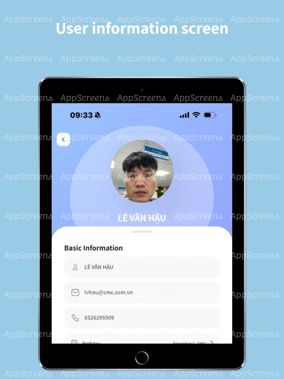 CIVAMS.Face Employee iPad  স্ক্রিনশট