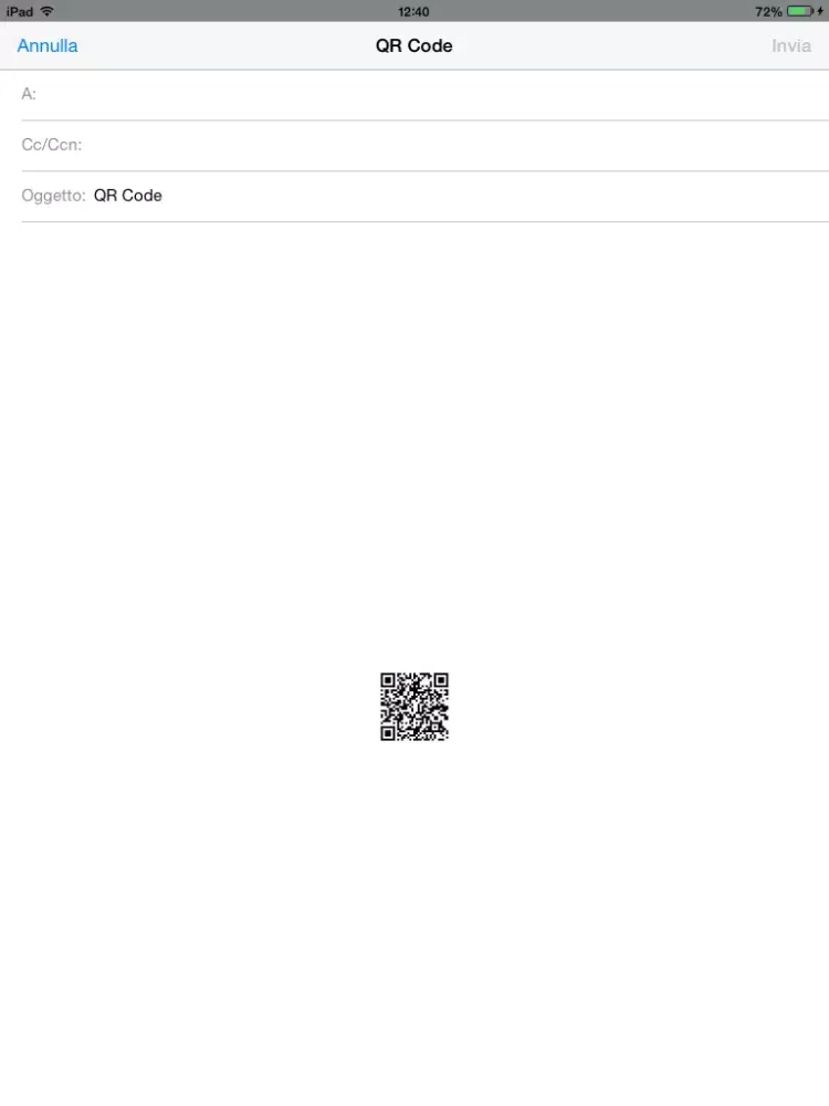 Capturas de tela do JustQR iPad 