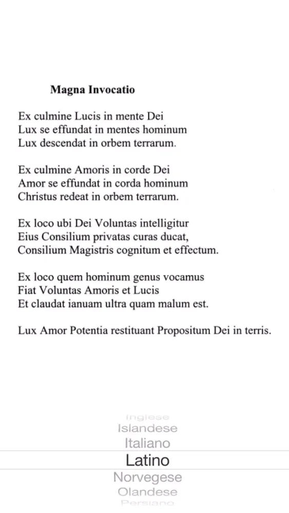 Capturas de tela do Invocazione