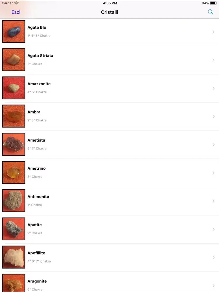 i-Cristalli iPad  स्क्रीनशॉट